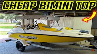 Installing a Bimini Top on Seadoo Sportster Speedster to Factory Mounts [upl. by Rudd]