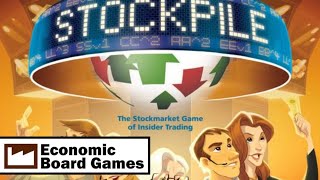 Stockpile Runthrough Economic Board Games [upl. by Zadoc]