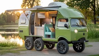 quotUnveiling the 2025 SixWheel Tricycle RV Camper Ultimate Tiny Home on Wheels RVLife Travel [upl. by Yeslek]