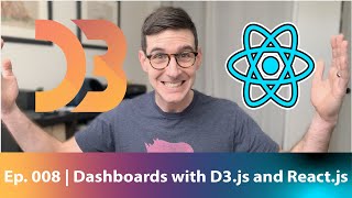 D3js in 10 Minutes or Less  ep 008  D3  React [upl. by Chandless120]