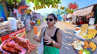 Exploring Goa  Savoring the Best Seafood Delights in Goa 🦐  Shopping At Anjuna Flea Market [upl. by Ruthanne]