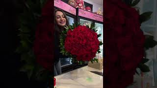 51🌹 flowers bouquet wrap rose flowerbouqet asmr wrapstyle satisfying [upl. by Lenhart]