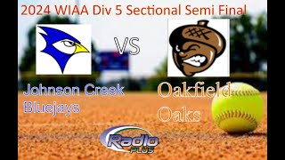 Johnson Creek at Oakfield Div 5 WIAA Sect semi 52824 [upl. by Aninahs]