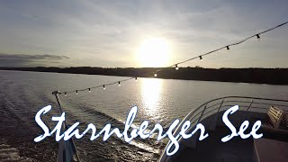 Starnberger See im Herbst Herrliche Sonnenuntergangsschifffahrt von Tutzing nach Starnberg 4K [upl. by Aliet]