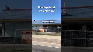 WallieB26 Sad day 😢 BK BurgerKing renovation [upl. by Ahgiel]