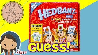 How To Play The Game Hedbanz 2nd Edition Kids Family Game Review quotWhat Am Iquot [upl. by Savdeep]