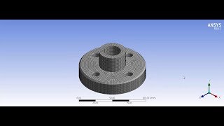 Ansys  Structured Mesh Hexahedral Mesh [upl. by Mount]