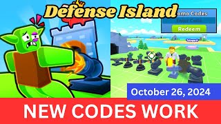 All Codes Work Defense Island ROBLOX October 26 2024 [upl. by Brom464]