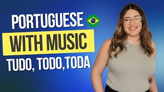 Portuguese with music pronomes indefinidos tudo toda todo [upl. by Thomasina]