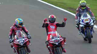 2022 Bennetts British Superbike Championship  RD10  Donington Park GP eBay Sprint Race highlights [upl. by Jael331]