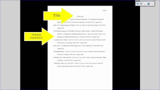 MLA Tutorial 3 Works Cited Page Formatting [upl. by Etoile]