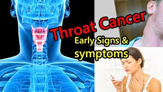 What Are The Symptoms Of Throat Cancer Throat Cancer Symptoms [upl. by Esbenshade]