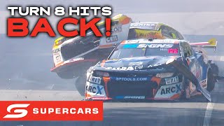 MASSIVE Crash Red Flags Boost Qualifying  VAILO Adelaide 500  2024 Repco Supercars Championship [upl. by Zetrom]