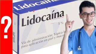 Lidocaína para que sirve la lidocaín  Y MAS 💊 Anestésicos  Tratar el dolor [upl. by Jauch]