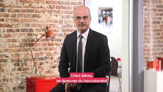 Bac 2019  JeanMichel Blanquer encourage les lycéens [upl. by Dustin]