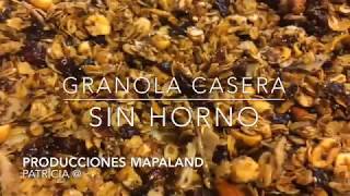 Granola Casera SIN HORNO En Cacerola [upl. by Auj]