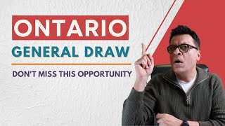 Ontario General Draw  How to Apply What to Do After Receiving NOI from Ontario ForeverHopeful [upl. by Atalaya]