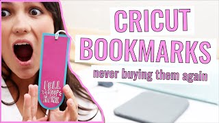 How to Make Bookmarks with your Cricut Machine [upl. by Lanuk983]