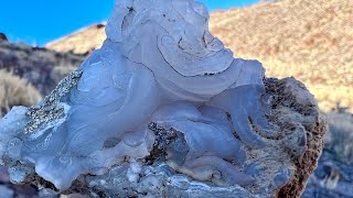 Botryoidal chalcedony overload in Utah [upl. by Ayhtnic894]