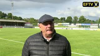 POSTMATCH REACTION  Dick Campbell [upl. by Lertnom]