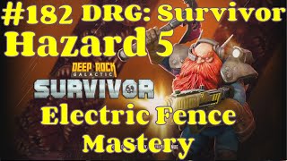 Voltaic Shock Fence  Run Run Run Run  Hazard 5 Mastery  DEEP ROCK GALACTIC SURVIVOR [upl. by Thomajan]