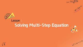 Solving MultiStep Equation [upl. by Noleta]