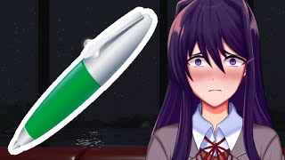 Asking Yandere Yuri About My Pen  Just Yuri Mod [upl. by Ariana]