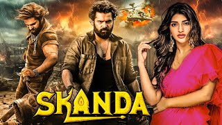 Ram Pothinenis  SKANDA  New Released South Indian Movie In Hindi 2024  Sreeleela  Action Movie [upl. by Atteuqcaj740]