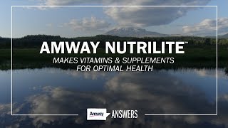 Nutrilite Vitamins amp Supplements for Optimal Health  Amway [upl. by Aihsik]