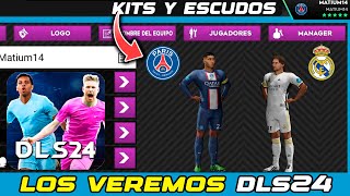 DLS 2024  VEREMOS LOS KITS Y ESCUDOS REALES en DLS24 ¿Será Posible [upl. by Gwynne]