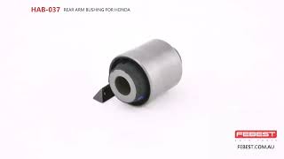 HAB037 REAR ARM BUSHING FOR HONDA [upl. by Hoffer]