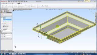 3d modelleren  plaatwerk [upl. by Srednas]