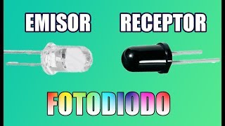 CIRCUITO CON FOTODIODOS Y FOTOTRANSISTORES EMISOR RECEPTOR USAR SEÑAL PARA ARDUINOBIEN EXPLI [upl. by Austin671]