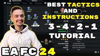 EA FC 24 OVERPOWERED FORMATION 3421 TUTORIAL BEST TACTICS amp INSTRUCTIONS HOW TO PLAY 3421 [upl. by Ailam]