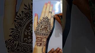 plam mehandi design youtube short video viral shoet [upl. by Vona]