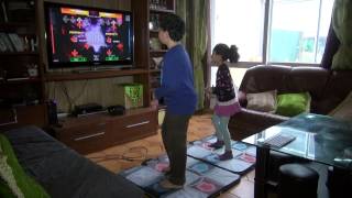 stepmania DanceDanceRevolution jeux et tapis de dance par Adam et Neda dEvry 91 song [upl. by Calabresi]