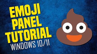 How to Use Emoji Panel in Windows 1011 🚀😍 [upl. by Cobby]