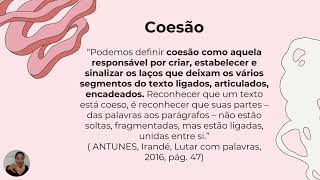 Coerência e coesão textuais [upl. by Lenna]