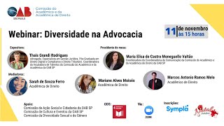 Diversidade na Advocacia [upl. by Sausa]