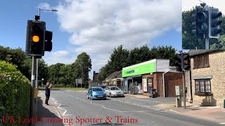 Lyneham  Unbranded Mellors  Microsense Pelican Crossing Traffic Lights Wiltshire [upl. by Maker15]