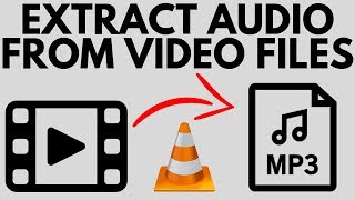 How to Extract Audio From Video Files With VLC  FREE [upl. by Ahilam]