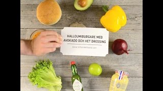 Halloumiburgare med avokado amp het dressing [upl. by Nawor]