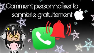 Comment personnaliser ta sonnerie de téléphone gratuitement sur iPhone [upl. by Ahsiadal113]