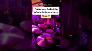 cuando al baterista aun le falta madurar humor rock [upl. by Asia]