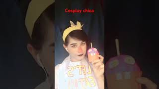 Five Nights At Freddys cosplay chica fnaf cosplay chicafnaf cover makeup letsplay party [upl. by Elyssa]