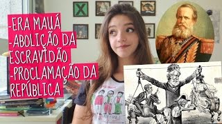 Resumo de História SEGUNDO REINADO Débora Aladim [upl. by Annoyk]