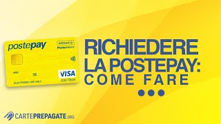 Richiedere la PostePay Poste Italiane ecco come farlo correttamente [upl. by Yettie]