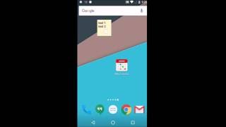 New Calendar Demo Sticky note configuration widget [upl. by Ode]