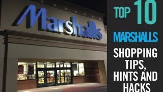 TOP 10 Marshalls Shopping Tips Hints and Hacks [upl. by Wystand]