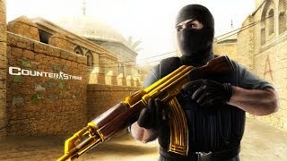 Counter Strike 16 Golden Weapons Skins [upl. by Assyral]